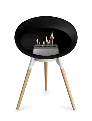 Le Feu - Dome Black Ground Wood Low - Fireplace - Grand Alfresco