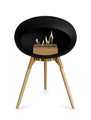 Le Feu - Dome Black Ground Wood Low - Fireplace - Grand Alfresco