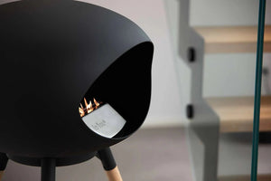 Le Feu - Dome Black Ground Wood Low - Fireplace - Grand Alfresco