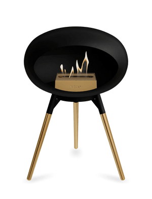 Le Feu - Dome Black Ground Wood Low - Fireplace - Grand Alfresco