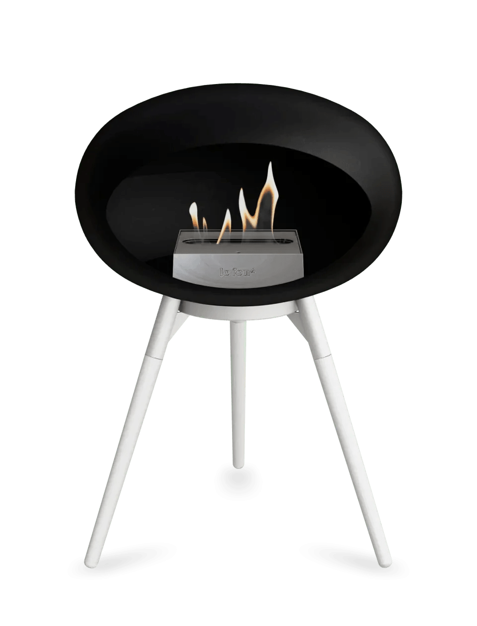 Le Feu - Dome Black Ground Wood Low - Fireplace - Grand Alfresco