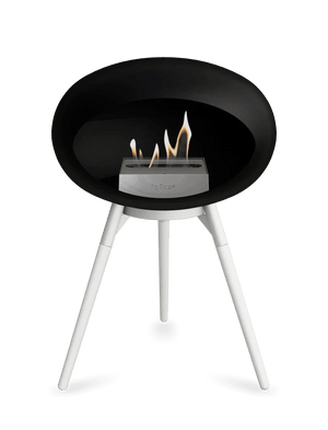 Le Feu - Dome Black Ground Wood Low - Fireplace - Grand Alfresco