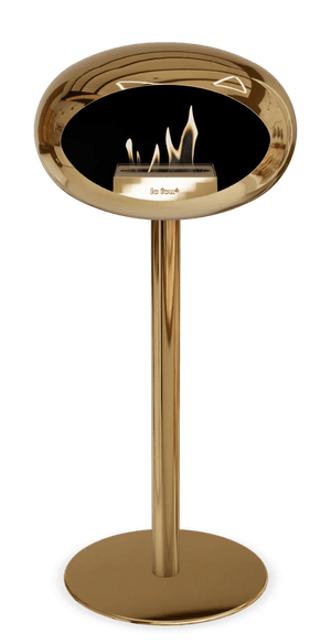 Le Feu - Dome Chromed Rose Gold Ground Steel High Pole - Fireplace - Grand Alfresco