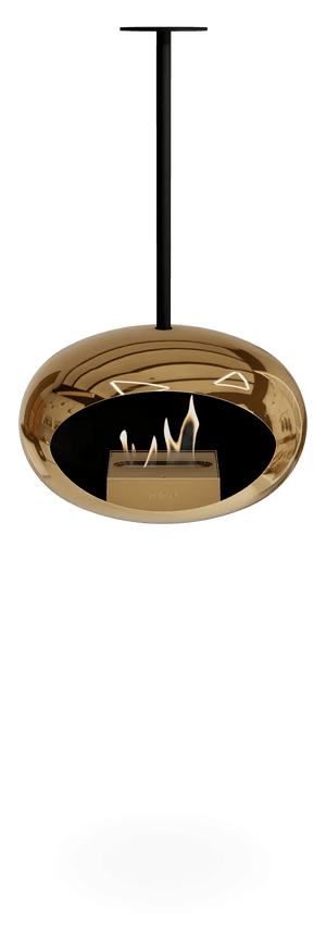 Le Feu - Dome Chromed Rose Gold Sky Indoor/Outdoor - Fireplace - Grand Alfresco