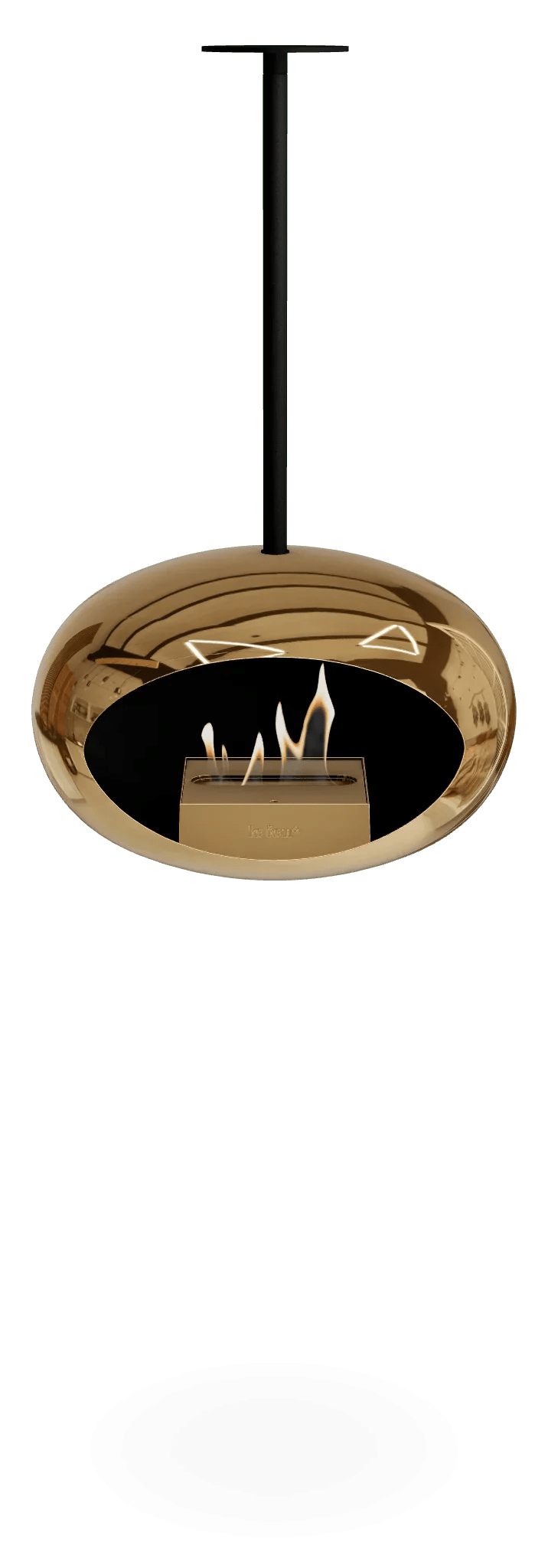 Le Feu - Dome Chromed Rose Gold Sky Indoor/Outdoor - Fireplace - Grand Alfresco