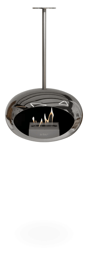 Le Feu - Dome Chromed Silver Sky Indoor/Outdoor - Fireplace - Grand Alfresco