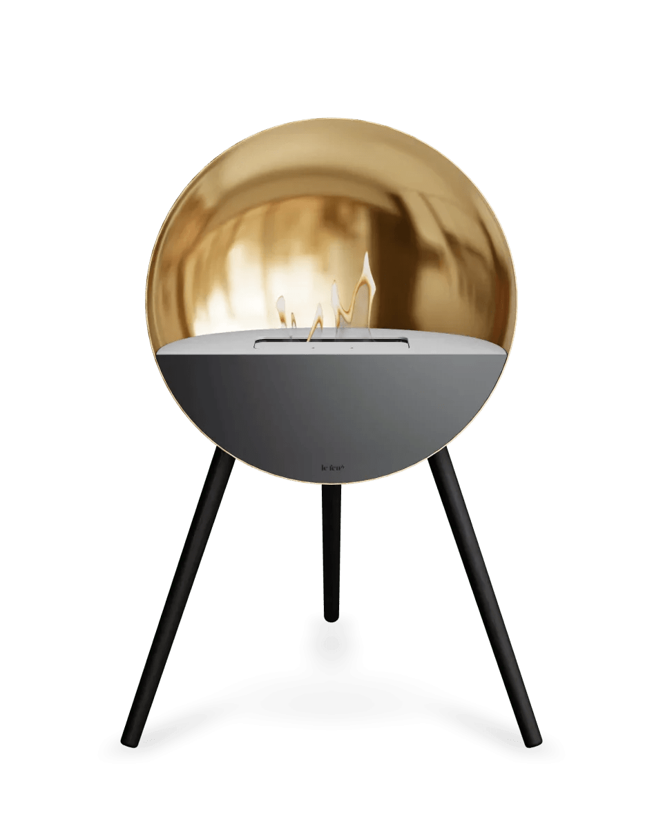 Le Feu - Dome Eye Chromed Rose Gold - Fireplace - Grand Alfresco