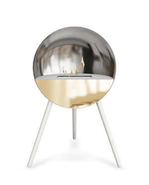 Le Feu - Dome Eye Chromed Silver - Fireplace - Grand Alfresco