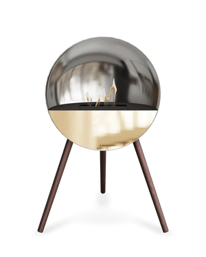 Le Feu - Dome Eye Chromed Silver - Fireplace - Grand Alfresco