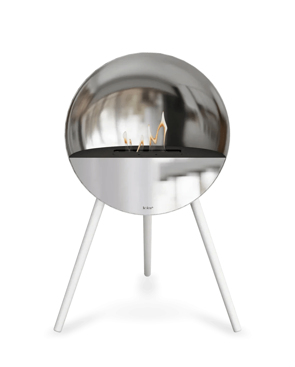 Le Feu - Dome Eye Chromed Silver - Fireplace - Grand Alfresco