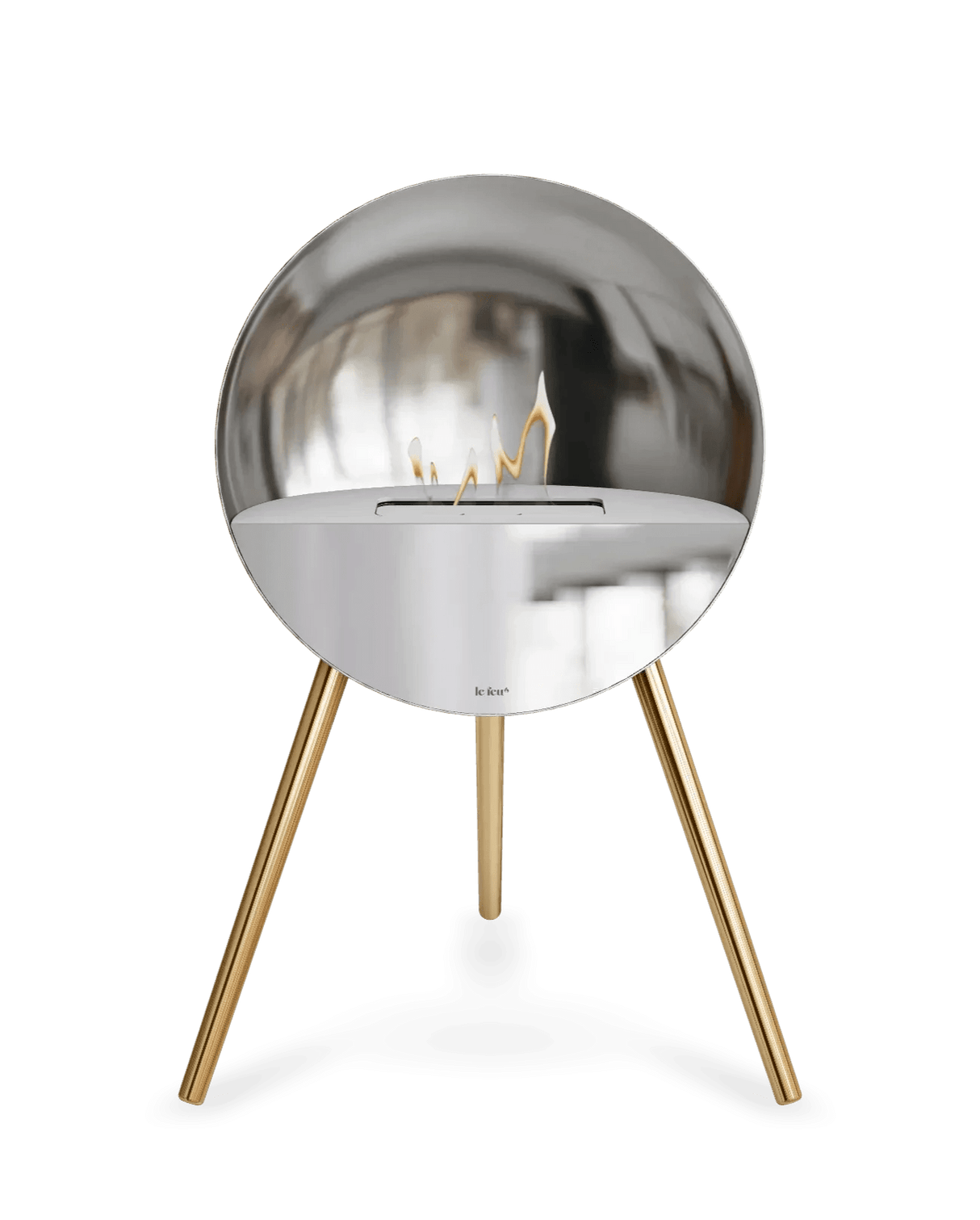 Le Feu - Dome Eye Chromed Silver - Fireplace - Grand Alfresco