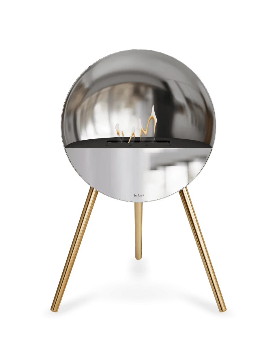 Le Feu - Dome Eye Chromed Silver - Fireplace - Grand Alfresco