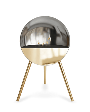 Le Feu - Dome Eye Chromed Silver - Fireplace - Grand Alfresco