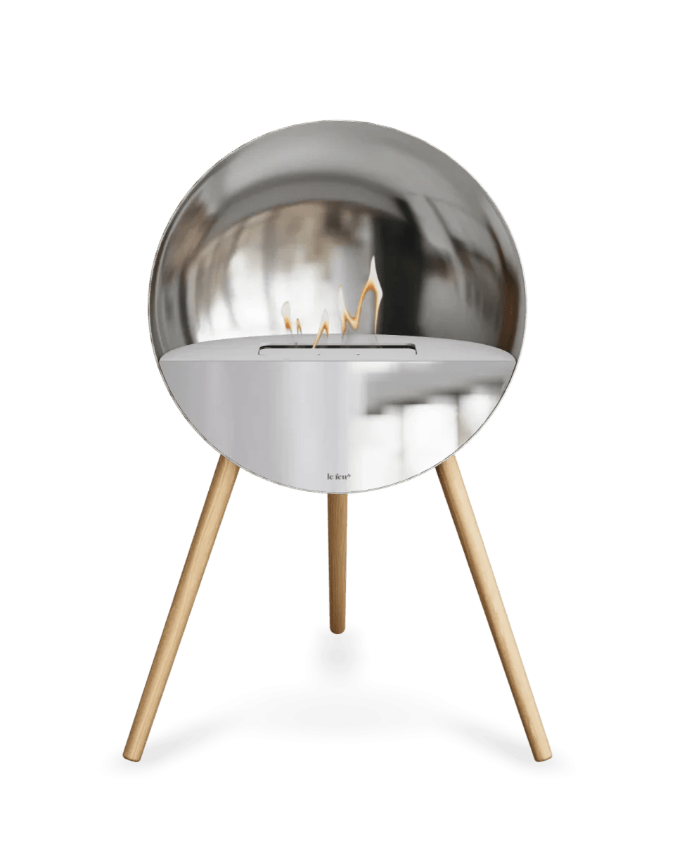 Le Feu - Dome Eye Chromed Silver - Fireplace - Grand Alfresco