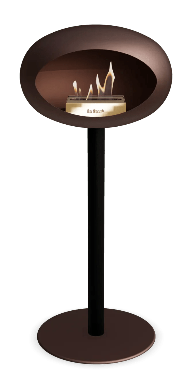 Le Feu - Dome Mocca Ground Steel High Pole - Fireplace - Grand Alfresco