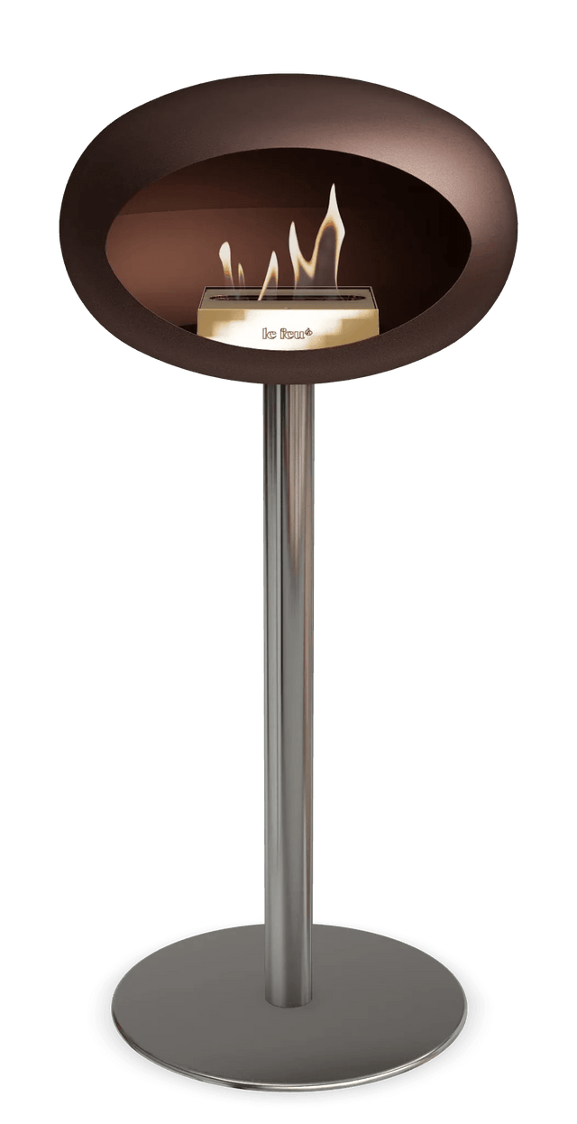 Le Feu - Dome Mocca Ground Steel High Pole - Fireplace - Grand Alfresco