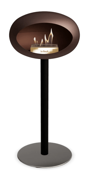 Le Feu - Dome Mocca Ground Steel High Pole - Fireplace - Grand Alfresco