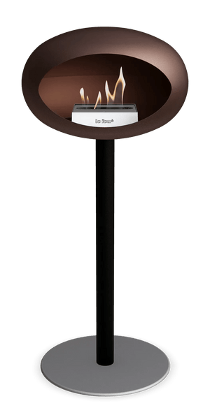 Le Feu - Dome Mocca Ground Steel High Pole - Fireplace - Grand Alfresco