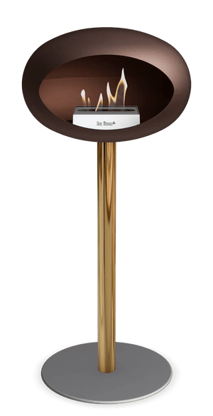 Le Feu - Dome Mocca Ground Steel High Pole - Fireplace - Grand Alfresco