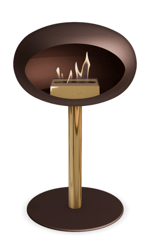 Le Feu - Dome Mocca Ground Steel Low Pole - Fireplace - Grand Alfresco