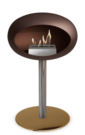 Le Feu - Dome Mocca Ground Steel Low Pole - Fireplace - Grand Alfresco