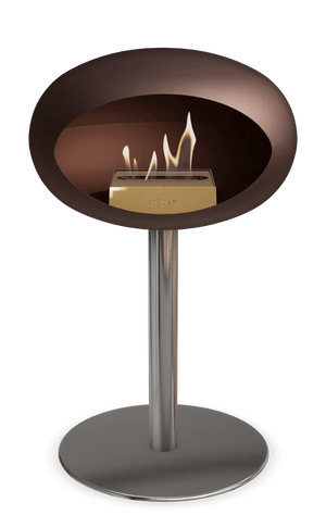 Le Feu - Dome Mocca Ground Steel Low Pole - Fireplace - Grand Alfresco