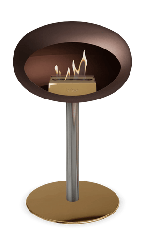 Le Feu - Dome Mocca Ground Steel Low Pole - Fireplace - Grand Alfresco