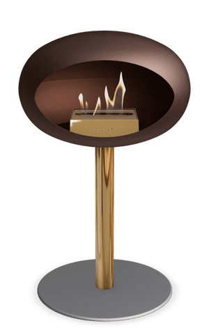 Le Feu - Dome Mocca Ground Steel Low Pole - Fireplace - Grand Alfresco