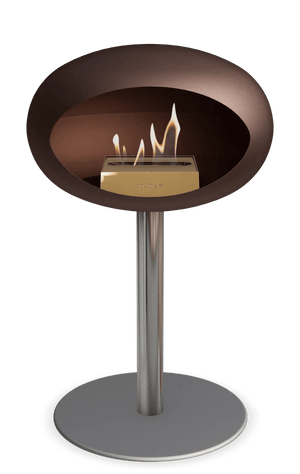 Le Feu - Dome Mocca Ground Steel Low Pole - Fireplace - Grand Alfresco