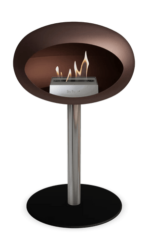 Le Feu - Dome Mocca Ground Steel Low Pole - Fireplace - Grand Alfresco