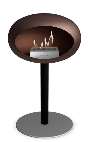 Le Feu - Dome Mocca Ground Steel Low Pole - Fireplace - Grand Alfresco