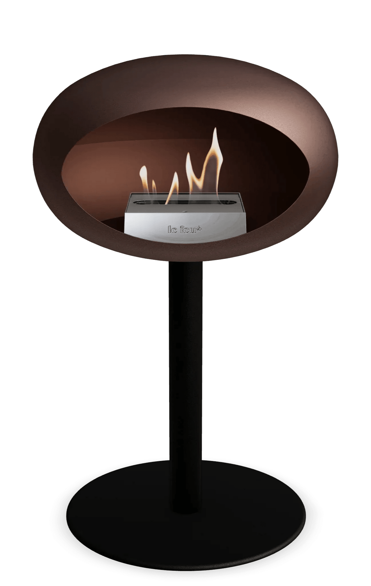 Le Feu - Dome Mocca Ground Steel Low Pole - Fireplace - Grand Alfresco