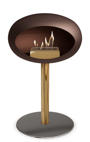 Le Feu - Dome Mocca Ground Steel Low Pole - Fireplace - Grand Alfresco