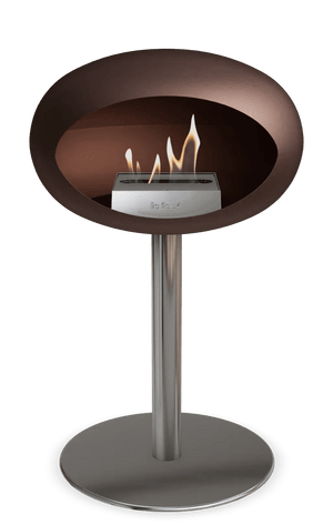 Le Feu - Dome Mocca Ground Steel Low Pole - Fireplace - Grand Alfresco