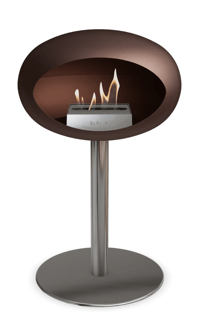 Le Feu - Dome Mocca Ground Steel Low Pole - Fireplace - Grand Alfresco