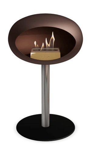 Le Feu - Dome Mocca Ground Steel Low Pole - Fireplace - Grand Alfresco