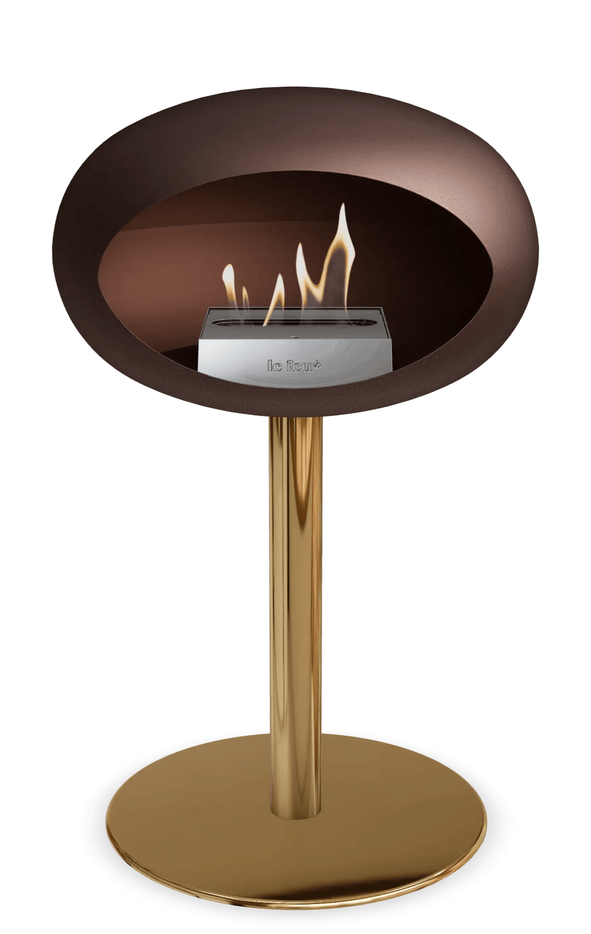 Le Feu - Dome Mocca Ground Steel Low Pole - Fireplace - Grand Alfresco