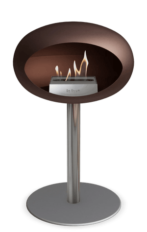 Le Feu - Dome Mocca Ground Steel Low Pole - Fireplace - Grand Alfresco