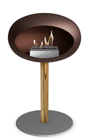 Le Feu - Dome Mocca Ground Steel Low Pole - Fireplace - Grand Alfresco