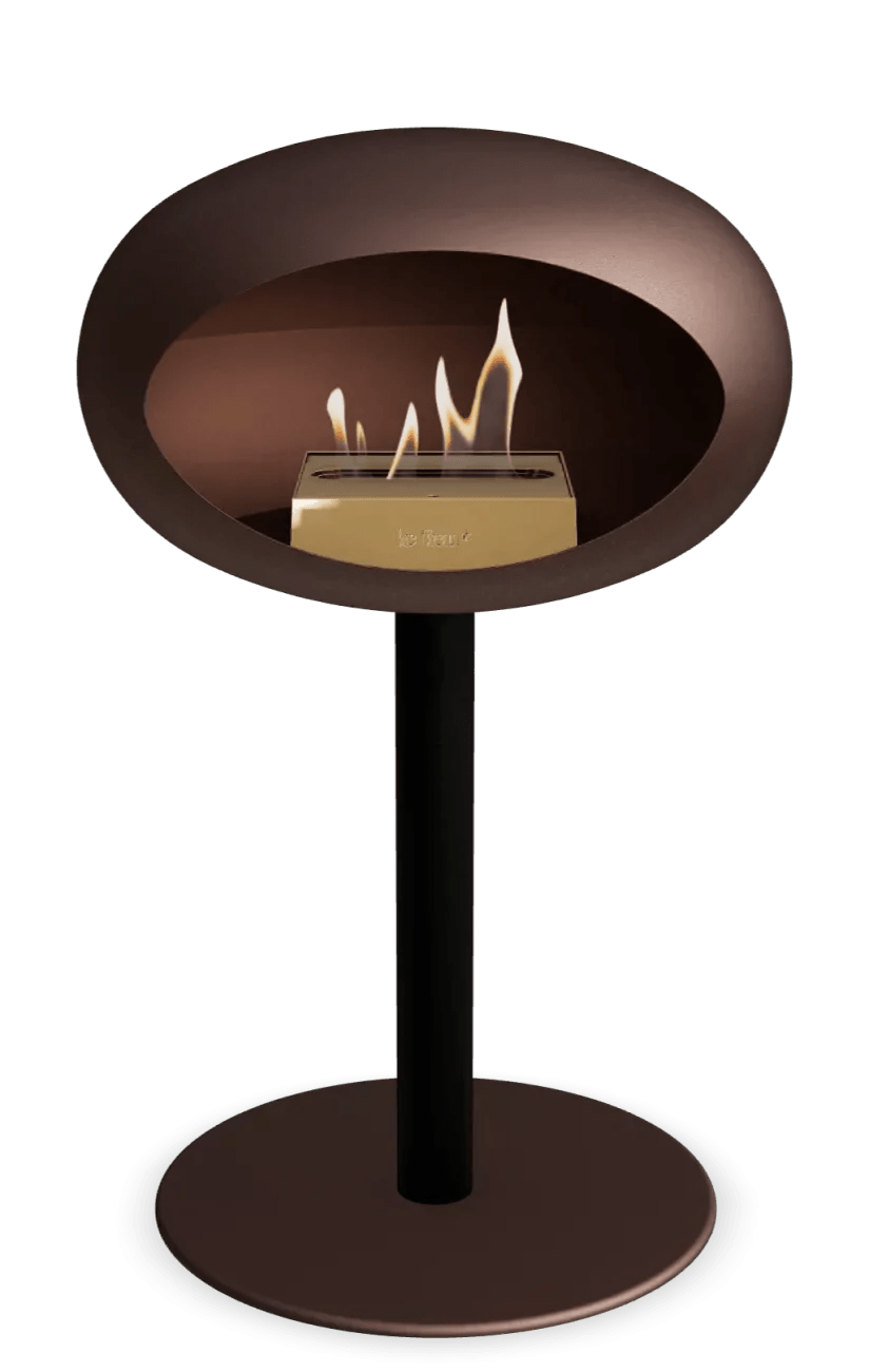 Le Feu - Dome Mocca Ground Steel Low Pole - Fireplace - Grand Alfresco