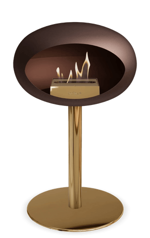 Le Feu - Dome Mocca Ground Steel Low Pole - Fireplace - Grand Alfresco