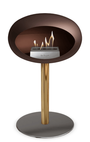 Le Feu - Dome Mocca Ground Steel Low Pole - Fireplace - Grand Alfresco