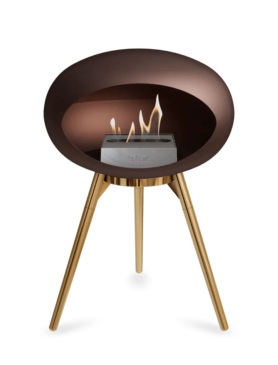 Le Feu - Dome Mocca Ground Wood Low - Fireplace - Grand Alfresco