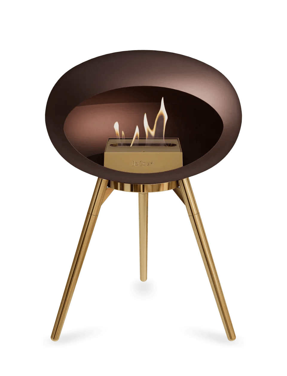 Le Feu - Dome Mocca Ground Wood Low - Fireplace - Grand Alfresco