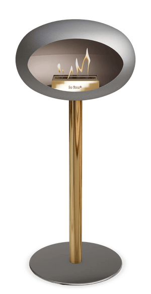 Le Feu - Dome Nickel Ground Steel High Pole - Fireplace - Grand Alfresco