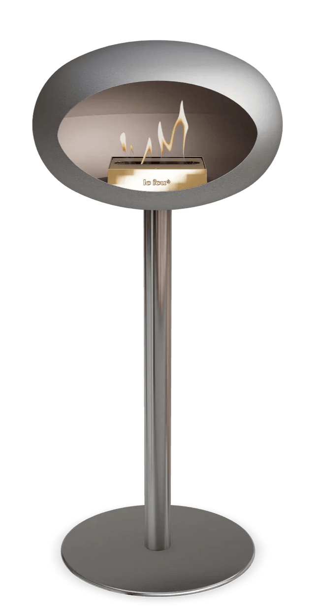 Le Feu - Dome Nickel Ground Steel High Pole - Fireplace - Grand Alfresco