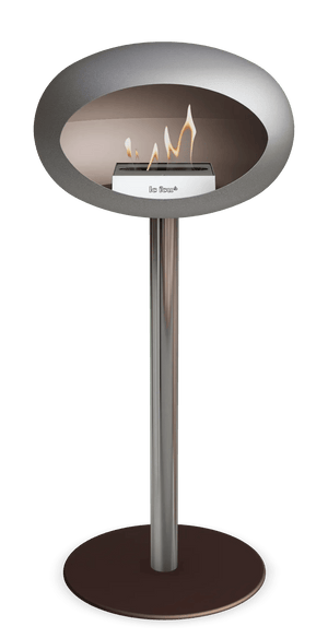 Le Feu - Dome Nickel Ground Steel High Pole - Fireplace - Grand Alfresco