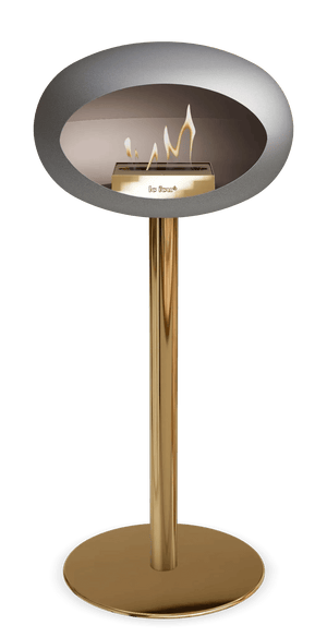 Le Feu - Dome Nickel Ground Steel High Pole - Fireplace - Grand Alfresco