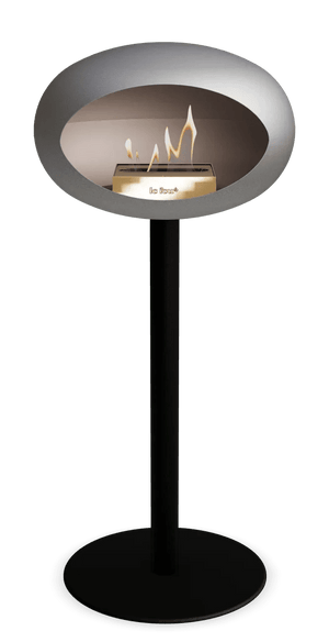 Le Feu - Dome Nickel Ground Steel High Pole - Fireplace - Grand Alfresco