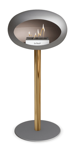 Le Feu - Dome Nickel Ground Steel High Pole - Fireplace - Grand Alfresco